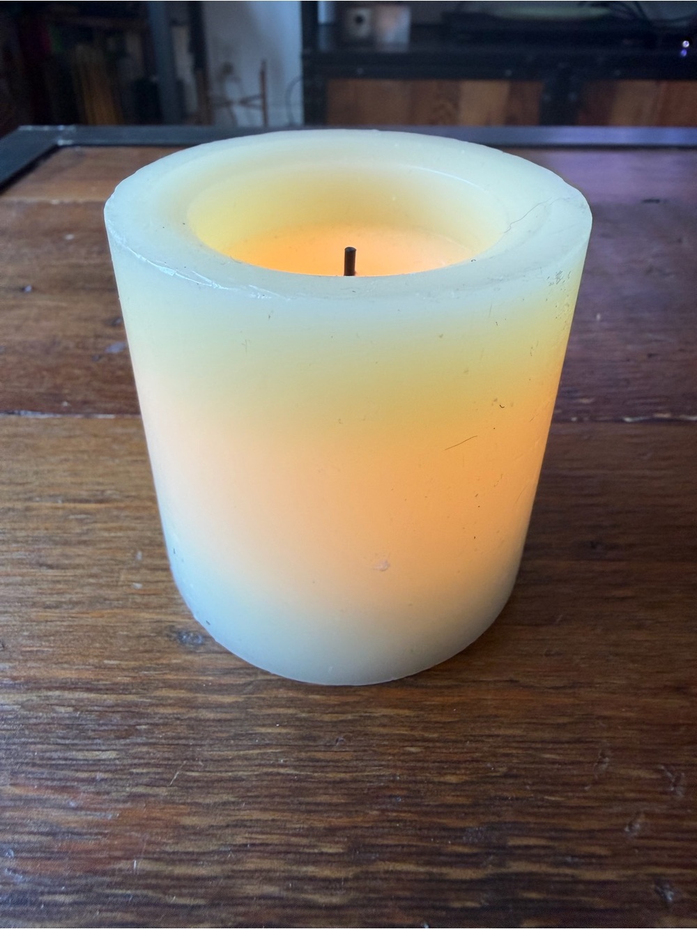 Pottery Barn 3-Inch Flameless Pillar